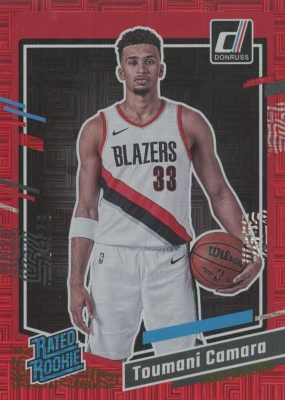 Toumani Camara 2023 Donruss #245 Choice Red /99 Rookie RAW