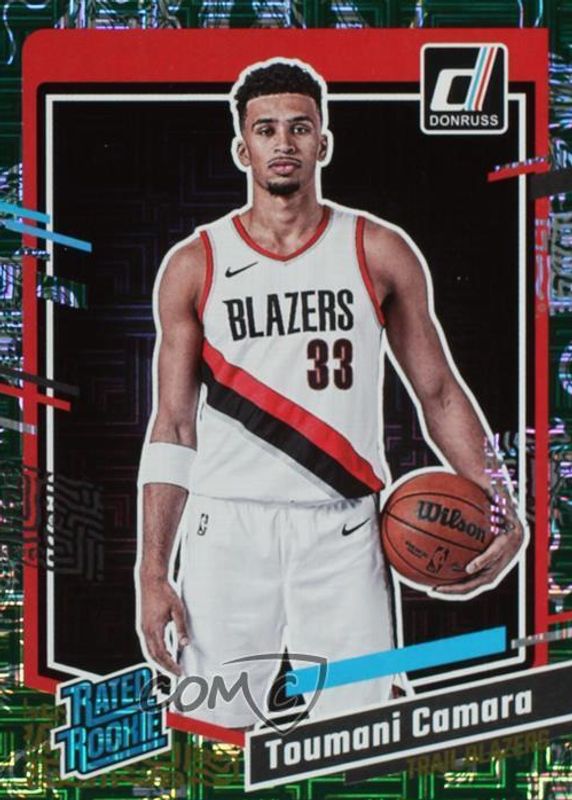 Toumani Camara 2023 Donruss #245 Choice Dragon /(SSP) Rookie RAW
