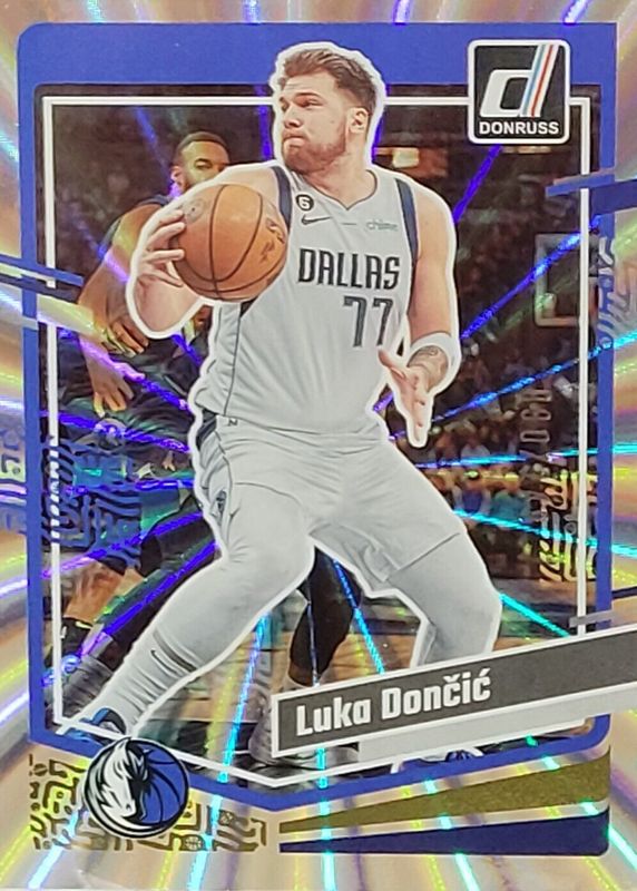 Luka Doncic 2023 Donruss #141 Holo Laser /149 PSA 9