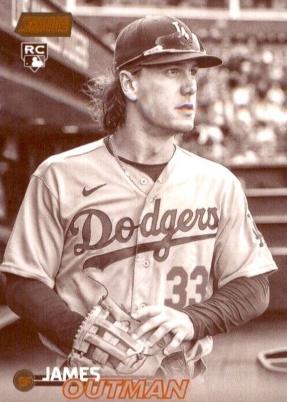 James Outman 2023 Stadium Club #21 Sepia Rookie RAW