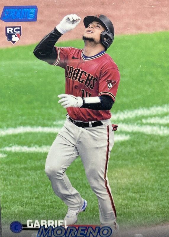 Gabriel Moreno 2023 Stadium Club #283 Blue Foil /50 Rookie RAW