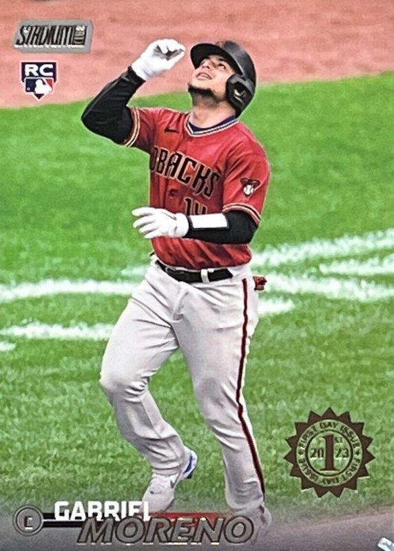 Gabriel Moreno 2023 Stadium Club #283 First Day Issue /10 Rookie RAW
