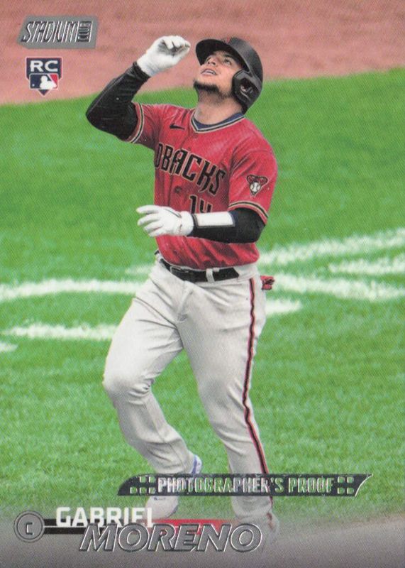 Gabriel Moreno 2023 Stadium Club #283 Photographer's Proof /(SSP) Rookie RAW