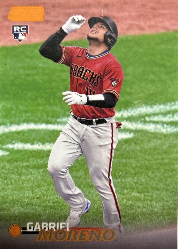 Gabriel Moreno 2023 Stadium Club #283 Orange Foil /199 Rookie RAW