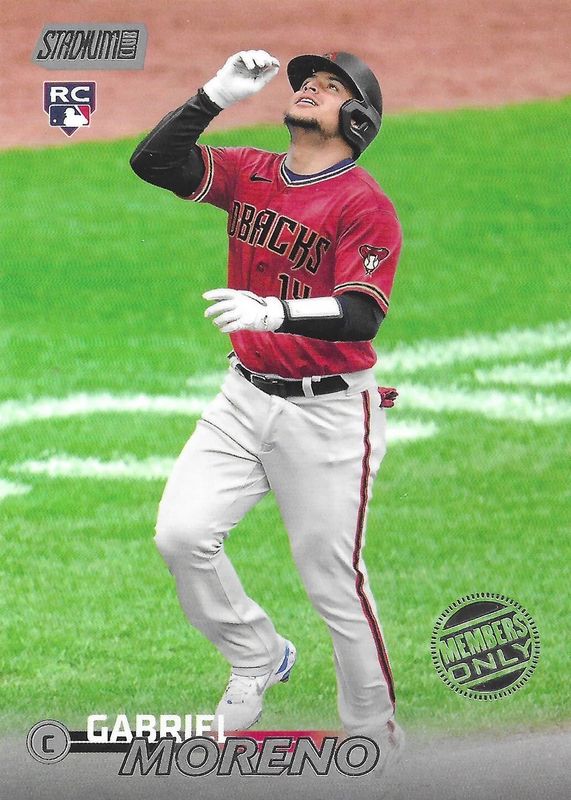 Gabriel Moreno 2023 Stadium Club #283 Members Only /(SSP) Rookie RAW