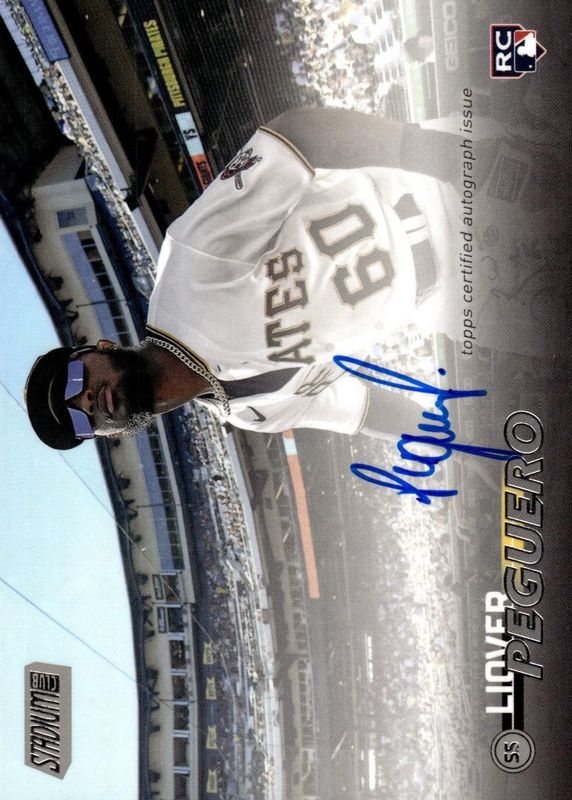 Liover Peguero 2023 Stadium Club #SCBA-LP Autographs Rookie SGC 9.5