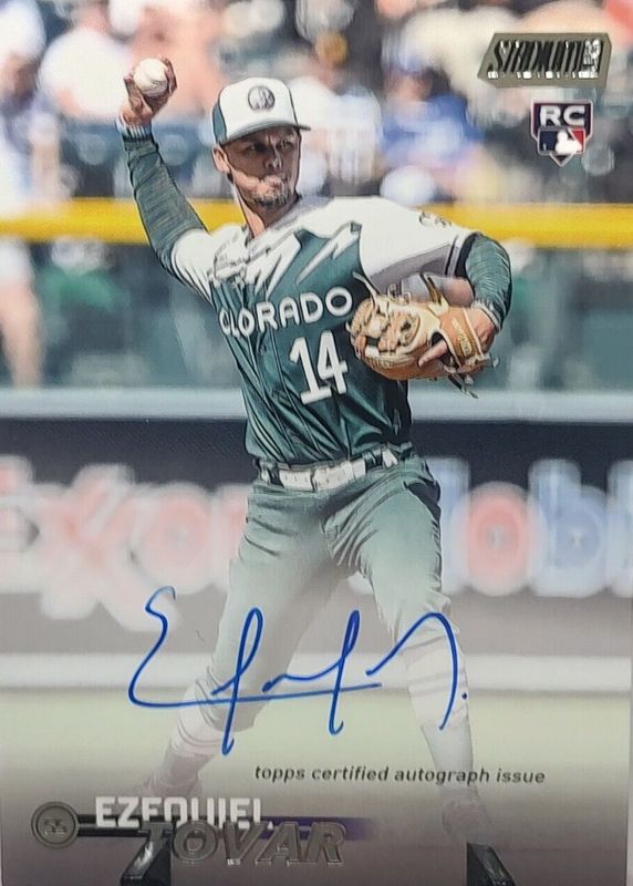 Ezequiel Tovar 2023 Stadium Club #SCBA-ET Autographs Rookie RAW