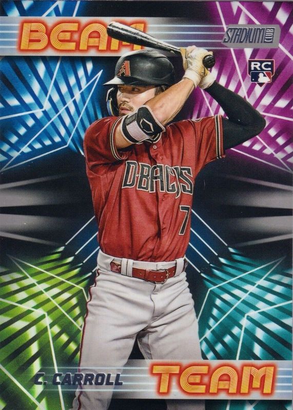 Corbin Carroll 2023 Stadium Club #BT-21 Beam Team Rookie BGS 9