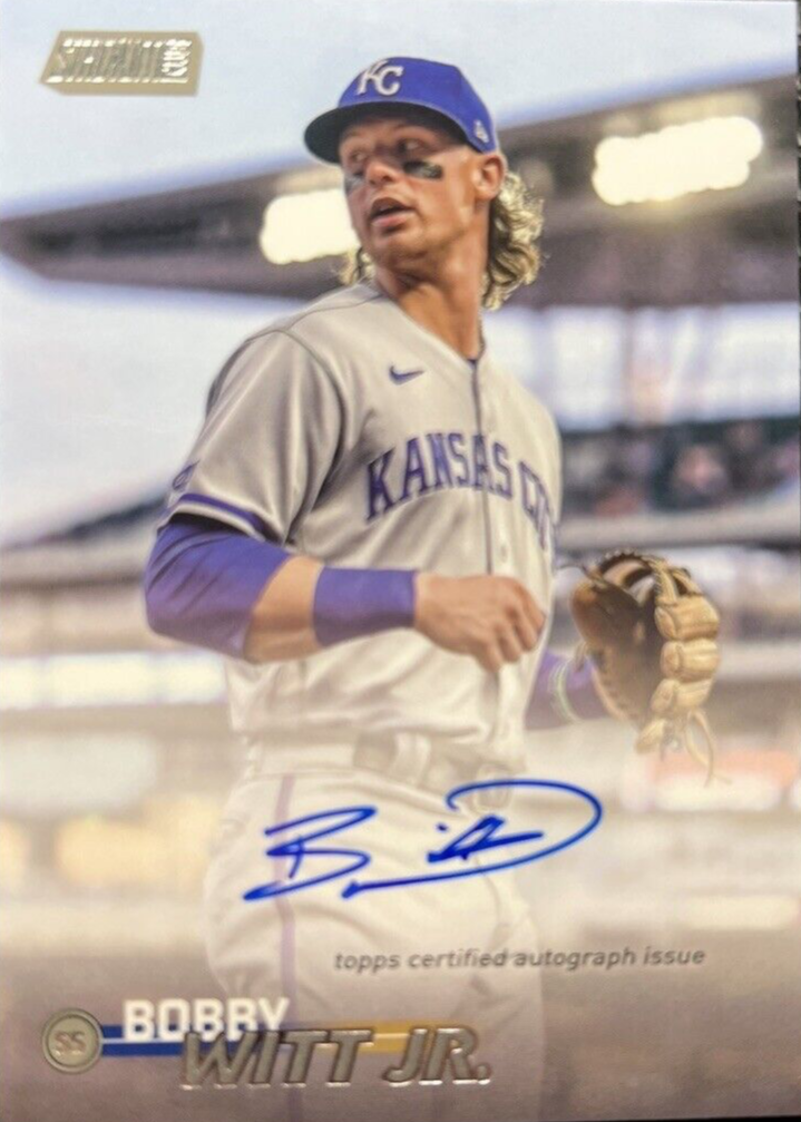 Bobby Witt Jr. 2023 Stadium Club #SCBA-BW Autographs Price