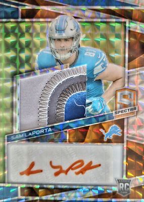 2023 Spectra #232 Rookie Patch Auto - Neon Orange /15