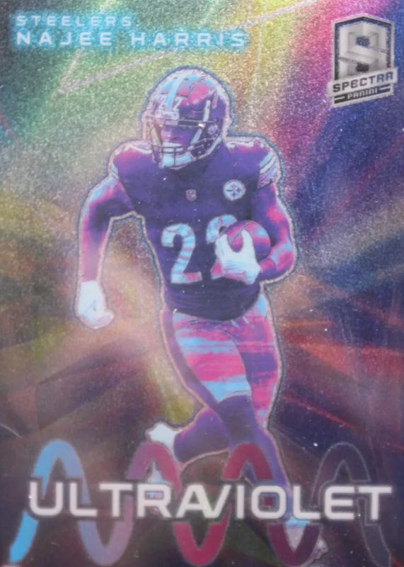 Najee Harris 2023 Spectra #UV-NH Ultraviolet /(SSP) PSA 10