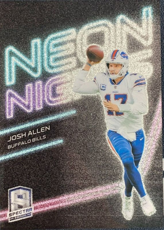 Josh Allen 2023 Spectra #NN-JAL Neon Nights /(SSP) SGC 10