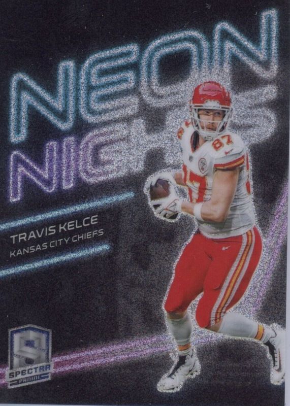 Travis Kelce 2023 Spectra #NN-TK Neon Nights /(SSP) BGS 10 PRISTINE