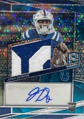 2023 Spectra #221 Rookie Patch Auto - Neon Blue /50