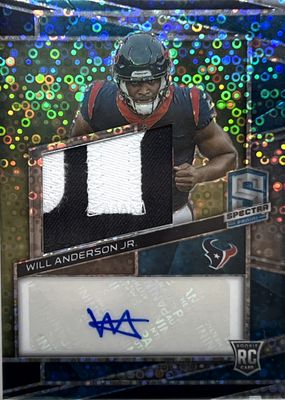 2023 Spectra #240 Rookie Patch Auto - Neon Blue /50