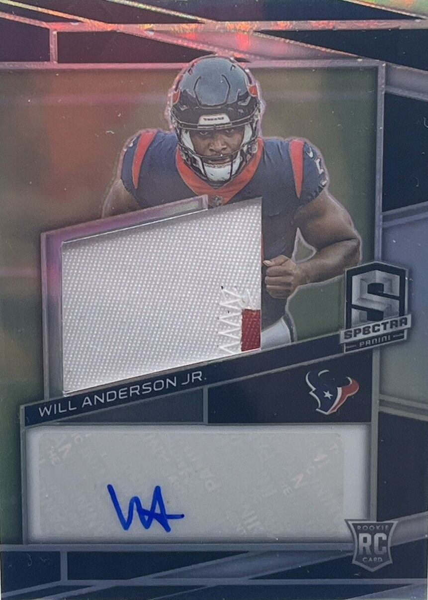 Will Anderson Jr. 2023 Spectra #240 Rookie Patch Auto /99