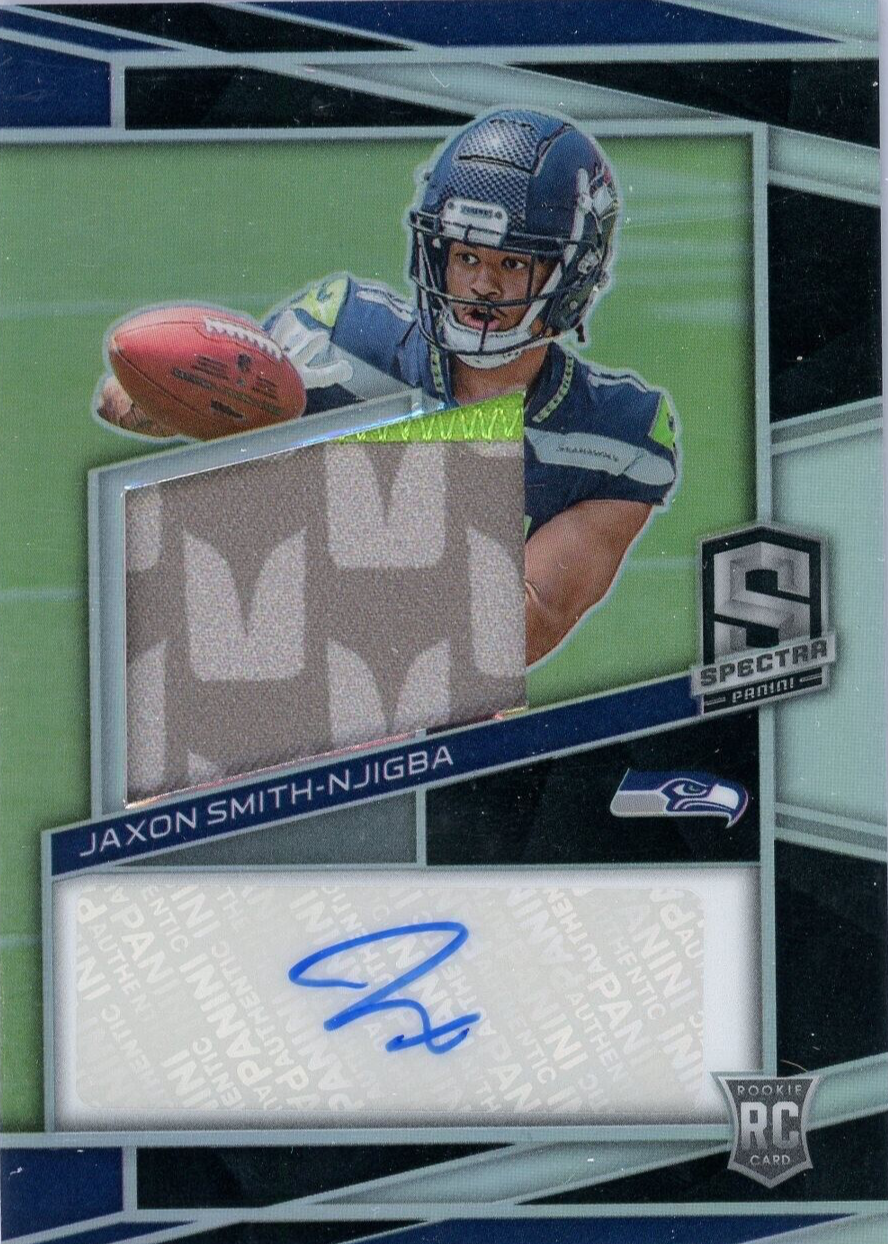 Jaxon Smith-Njigba 2023 Spectra #217 Rookie Patch Auto /99