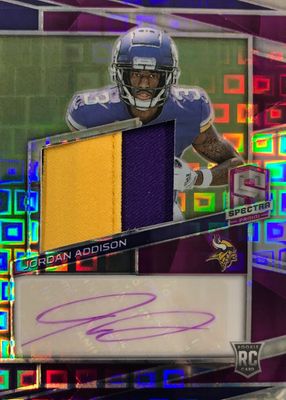 2023 Spectra #220 Rookie Patch Auto - Neon Purple /30