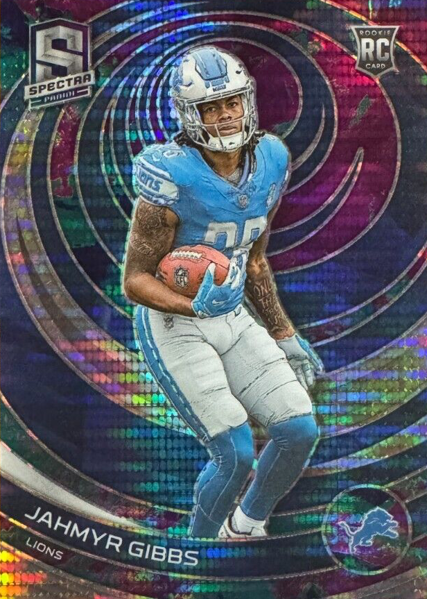 Jahmyr Gibbs 2023 Spectra #119 Celestial /99 Price Guide