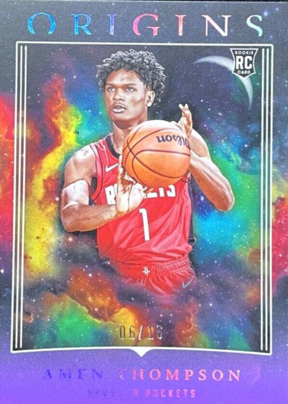 Amen Thompson 2023 Origins #99 FOTL Purple /16 Rookie SGC 10