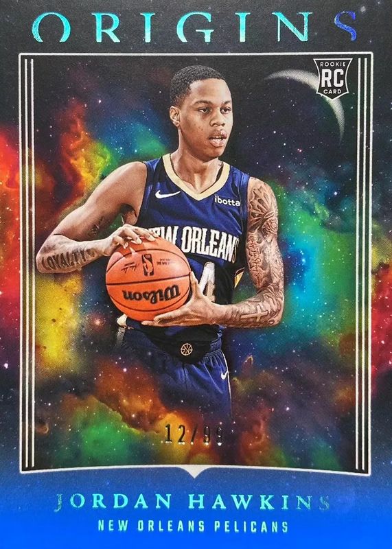 Jordan Hawkins 2023 Origins #100 Blue /99 Rookie RAW