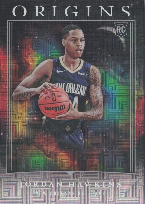 Jordan Hawkins 2023 Origins #100 Tessellated Rookie RAW
