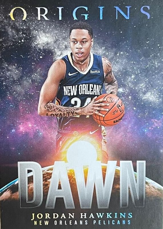 Jordan Hawkins 2023 Origins #18 Dawn Rookie RAW