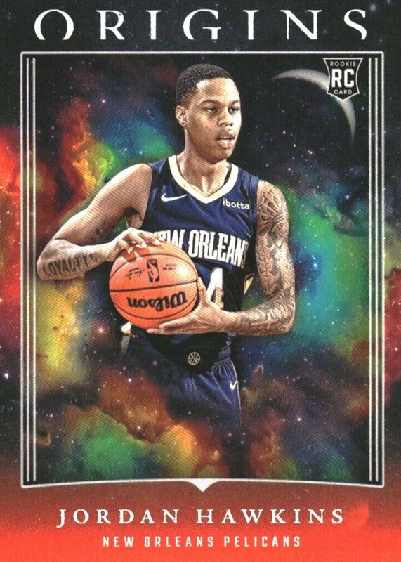 Jordan Hawkins 2023 Origins #100 Red Rookie RAW