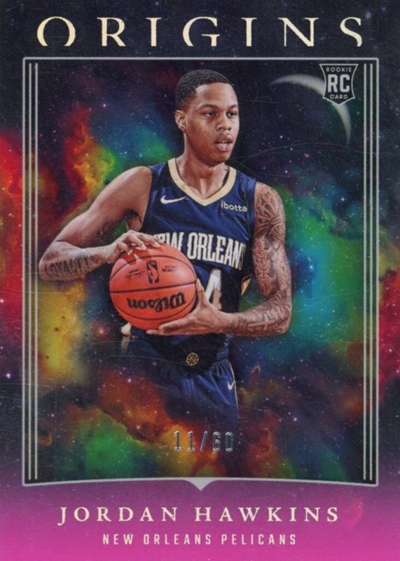 Jordan Hawkins 2023 Origins #100 Pink /60 Rookie RAW