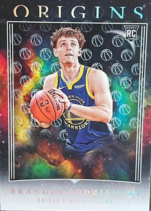 Brandin Podziemski 2023 Origins #24 Basketballs Rookie RAW