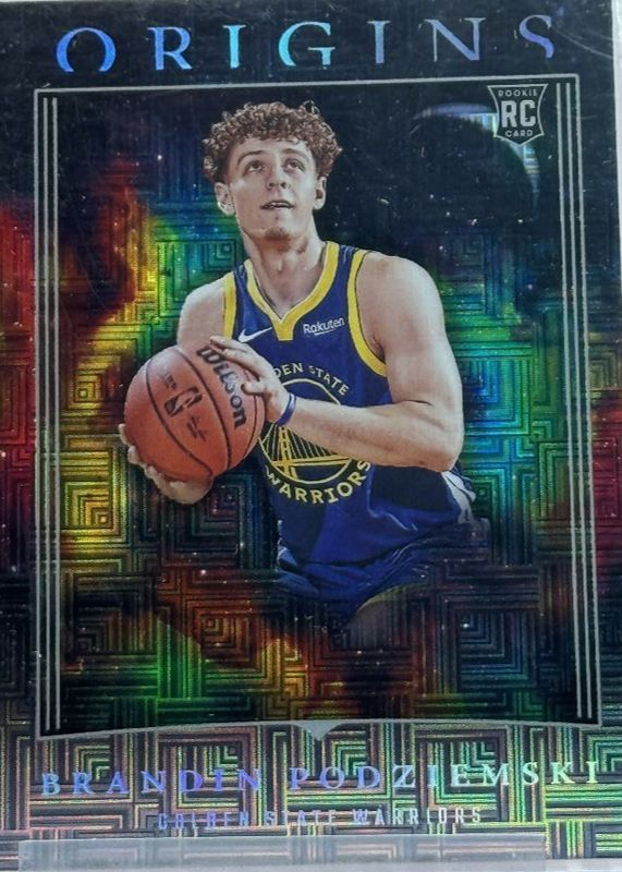 Brandin Podziemski 2023 Origins #24 Tessellated Rookie RAW