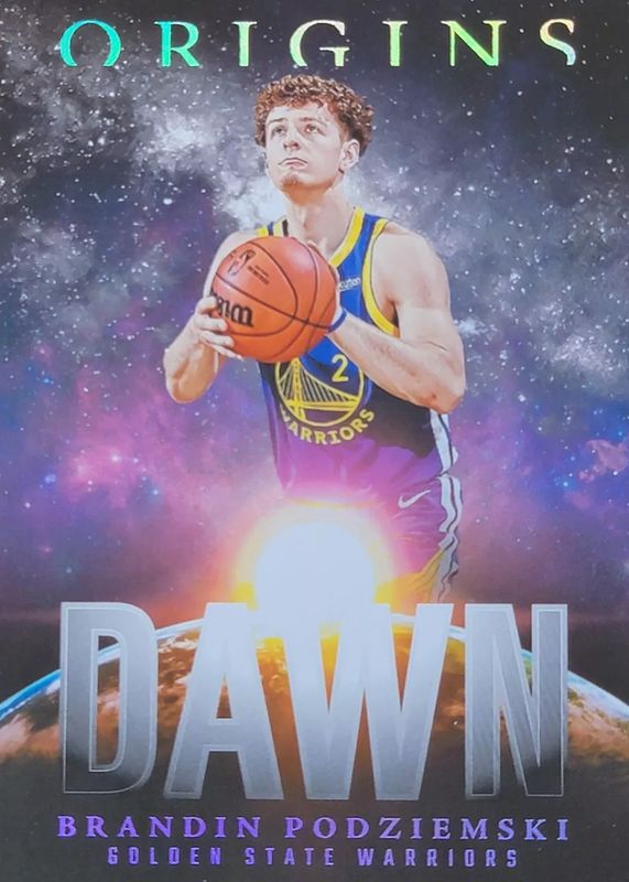 Brandin Podziemski 2023 Origins #11 Dawn Rookie RAW