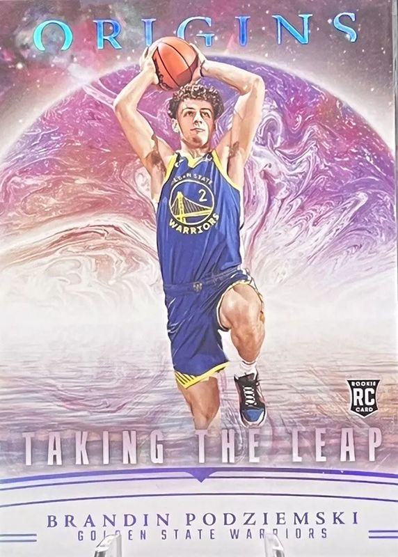 Brandin Podziemski 2023 Origins #15 Taking the Leap Rookie RAW