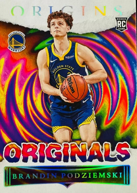 Brandin Podziemski 2023 Origins #20 Originals Rookie RAW