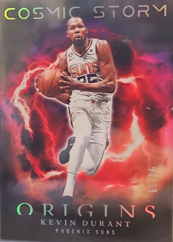 Kevin Durant 2023 Origins 11 Cosmic Storm Red 75 Price Guide Sports Card Investor