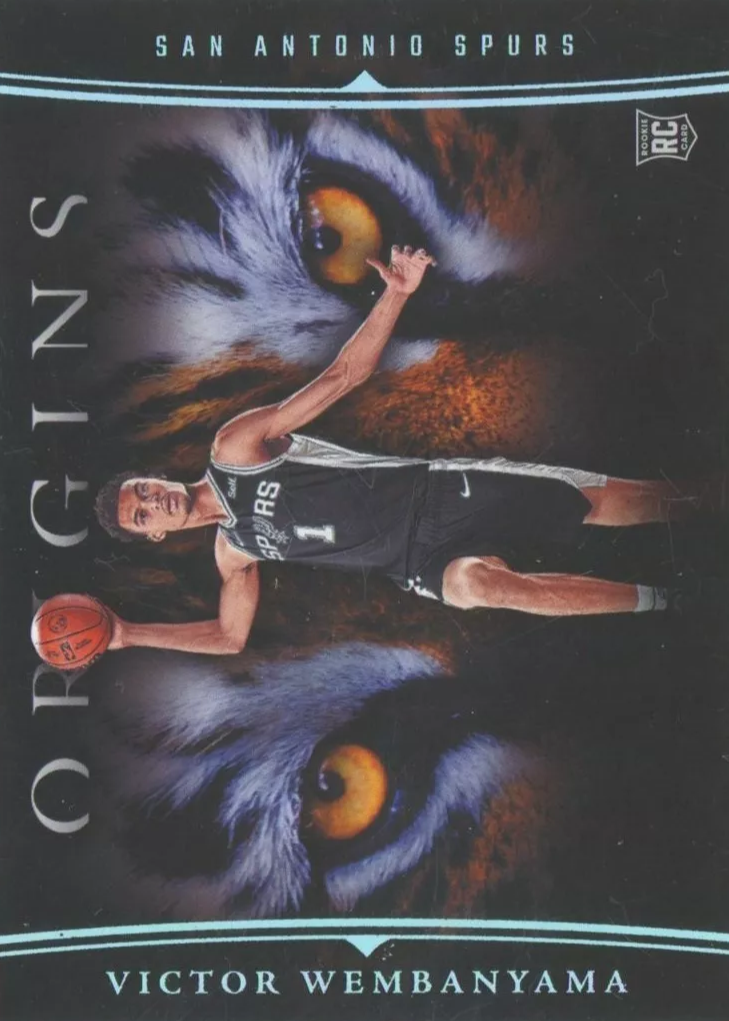Victor Wembanyama 2023 Origins #8 Tiger Eyes /(SSP) Price Guide