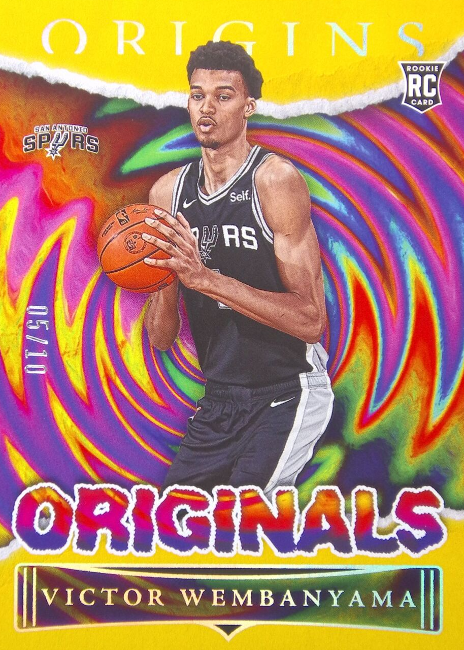 Victor Wembanyama 2023 Origins #13 Originals - Gold /10 Price