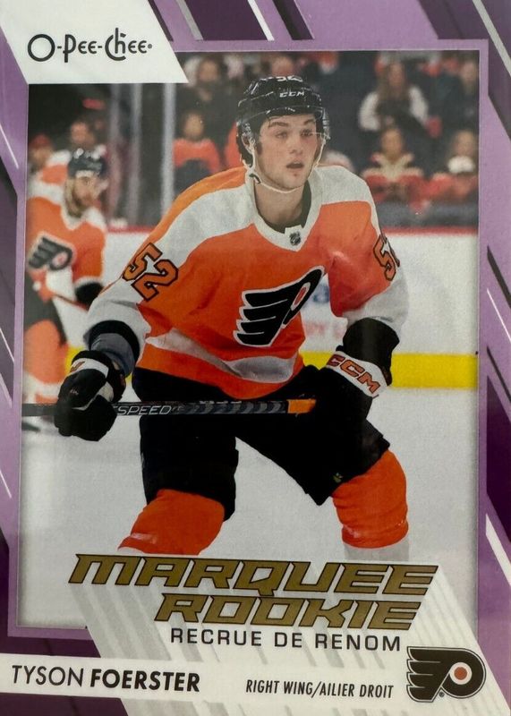 2023 O-Pee-Chee #567 Marquee Rookies - Purple Border /49