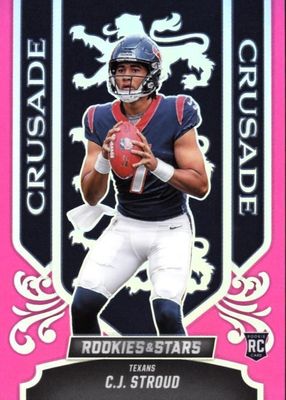 2023 Rookies & Stars #CR-12 Crusade - Pink /75