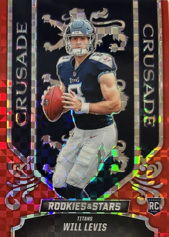 Will Levis 2023 Rookies & Stars #CR-20 Crusade - Red Plaid Rookie SGC 9.5