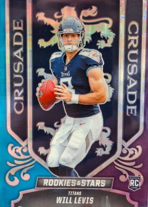 Will Levis 2023 Rookies & Stars #CR-20 Crusade - Pandora /75 Rookie SGC 10