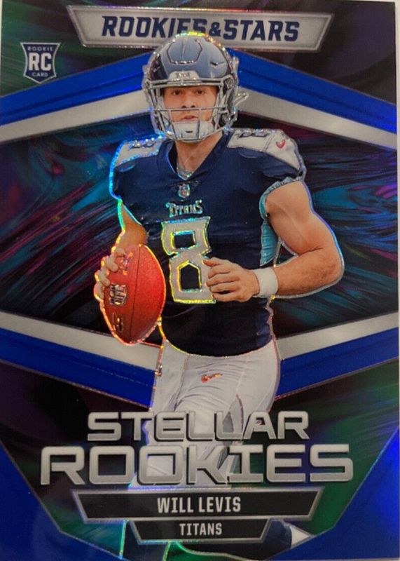 Will Levis 2023 Rookies & Stars #SR-10 Stellar Rookies - Blue /50 PSA 10