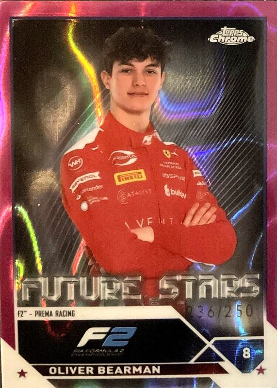 2023 Topps Chrome Formula 1 #71 Fuchsia Lava Refractor /250