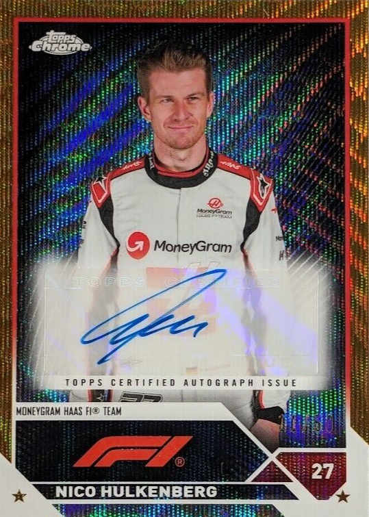 Nico Hulkenberg 2023 Topps Chrome Formula 1 #CAC-NH Autographs 
