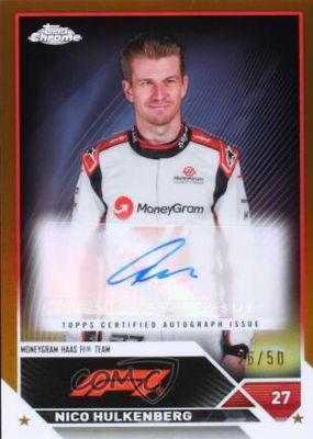 2023 Topps Chrome Formula 1 #CAC-NH Autographs - Gold Refractor /50