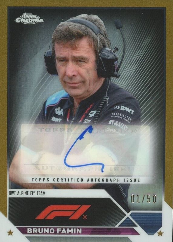 2023 Topps Chrome Formula 1 #CAC-BF Autographs - Gold Refractor /50