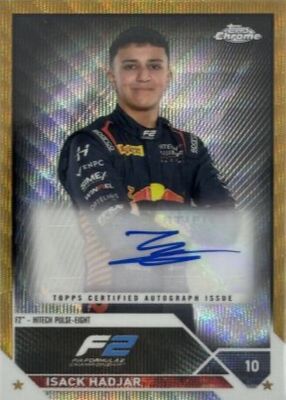 2023 Topps Chrome Formula 1 #CAC-IH Autographs - Gold Wave Refractor /50