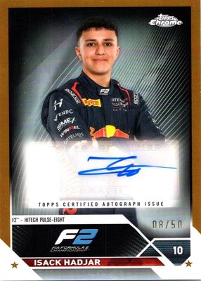 2023 Topps Chrome Formula 1 #CAC-IH Autographs - Gold Refractor /50