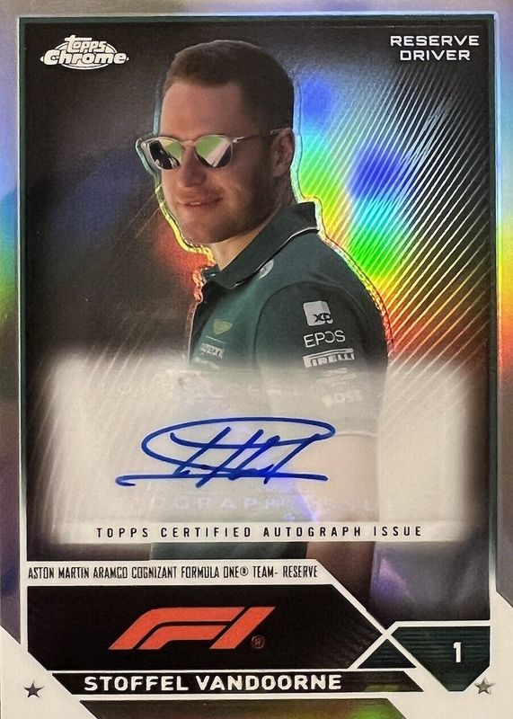 2023 Topps Chrome Formula 1 #CAC-SV Autographs