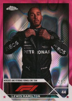 2023 Topps Chrome Formula 1 #21 Fuchsia Lava Refractor /250